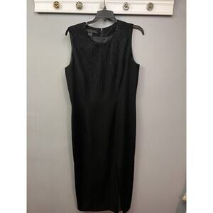 MariAnna Dress Women's 12 Black‎ Beaded Long Maxi Sleeveless Cocktail Party